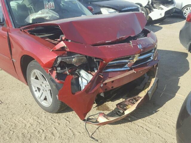 2B3KA53H57H617163 - 2007 DODGE CHARGER R/ RED photo 9