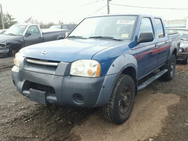 1N6ED27Y23C416732 - 2003 NISSAN FRONTIER C BLUE photo 2