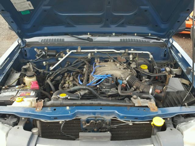 1N6ED27Y23C416732 - 2003 NISSAN FRONTIER C BLUE photo 7