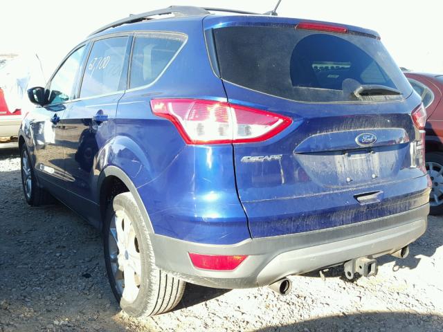 1FMCU9G94DUC45436 - 2013 FORD ESCAPE SE BLUE photo 3