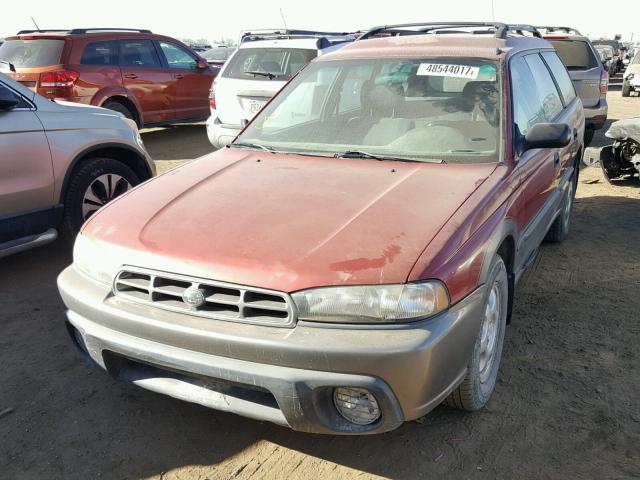 4S3BG4850T6375853 - 1996 SUBARU LEGACY OUT RED photo 2