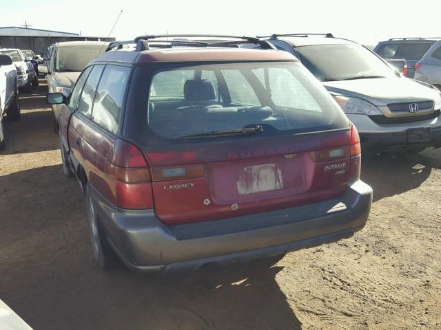 4S3BG4850T6375853 - 1996 SUBARU LEGACY OUT RED photo 3