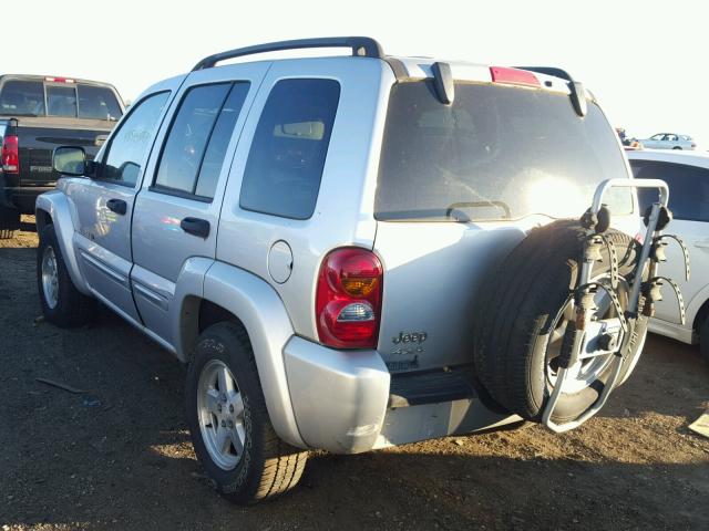 1J4GL58K53W621951 - 2003 JEEP LIBERTY LI SILVER photo 3