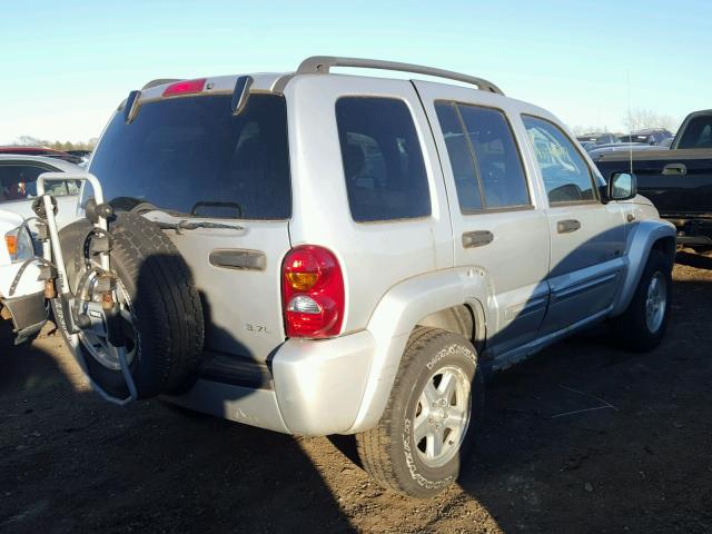 1J4GL58K53W621951 - 2003 JEEP LIBERTY LI SILVER photo 4