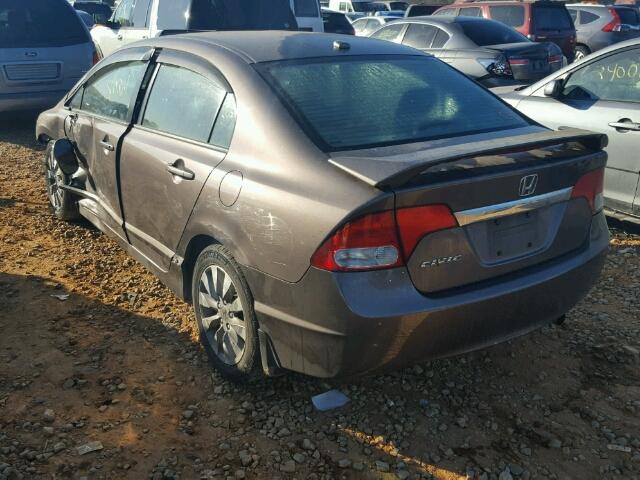 2HGFA1F97BH519677 - 2011 HONDA CIVIC EXL GRAY photo 3