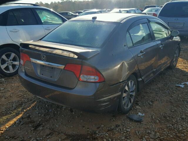 2HGFA1F97BH519677 - 2011 HONDA CIVIC EXL GRAY photo 4