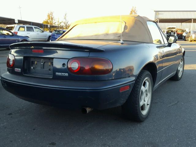 JM1NA3530V0738914 - 1997 MAZDA MX-5 MIATA BLUE photo 4