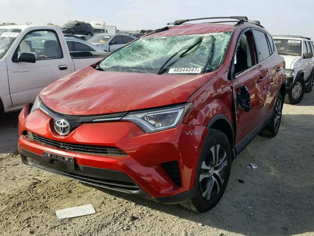 2T3ZFREV7GW256754 - 2016 TOYOTA RAV4 LE Qırmızı foto 2