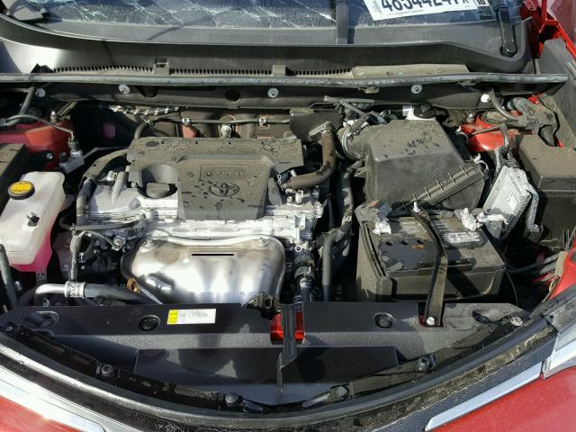 2T3ZFREV7GW256754 - 2016 TOYOTA RAV4 LE Qırmızı foto 7