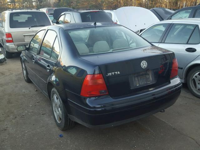 3VWSA29M5YM070638 - 2000 VOLKSWAGEN JETTA GLS BLUE photo 3