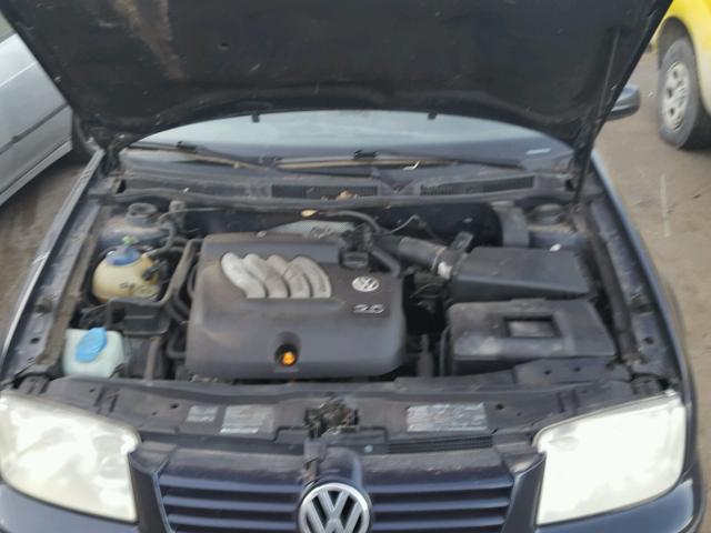 3VWSA29M5YM070638 - 2000 VOLKSWAGEN JETTA GLS BLUE photo 7