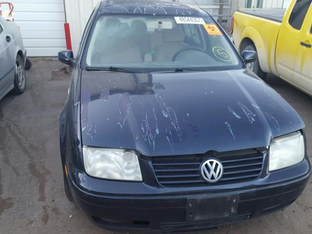 3VWSA29M5YM070638 - 2000 VOLKSWAGEN JETTA GLS BLUE photo 9