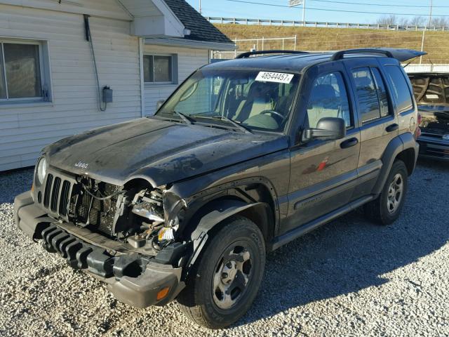 1J4GL48K46W241823 - 2006 JEEP LIBERTY SP GRAY photo 2