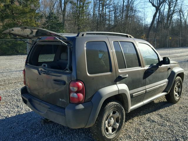 1J4GL48K46W241823 - 2006 JEEP LIBERTY SP GRAY photo 4