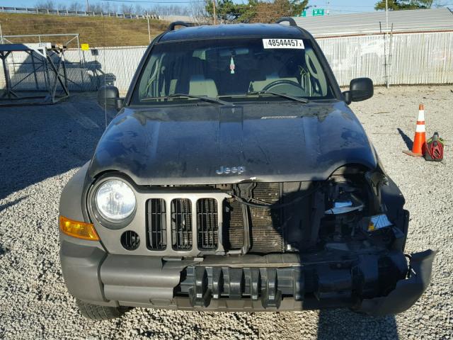 1J4GL48K46W241823 - 2006 JEEP LIBERTY SP GRAY photo 9