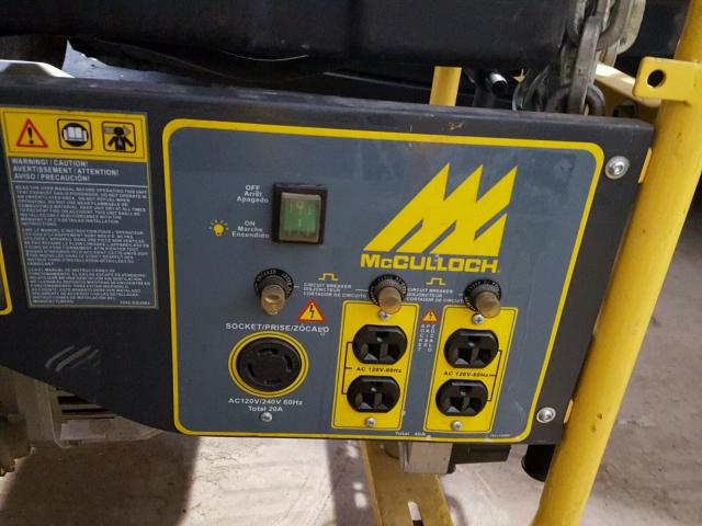 2007E000774 - 2007 MCCL GENERATOR YELLOW photo 8