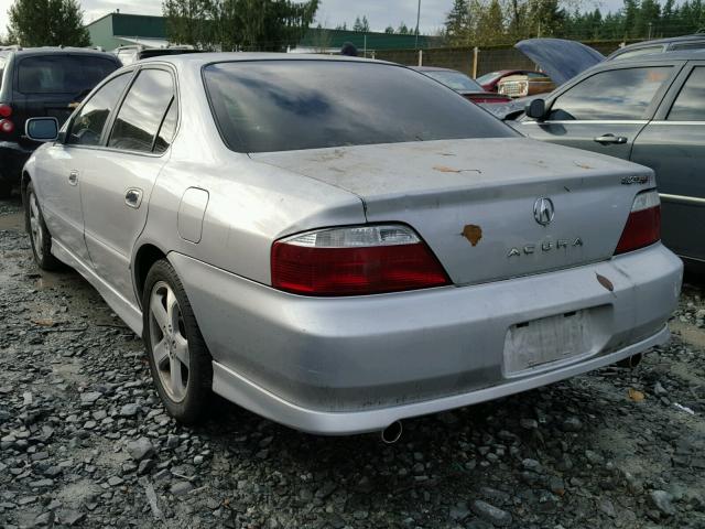 19UUA56863A040785 - 2003 ACURA 3.2TL TYPE SILVER photo 3