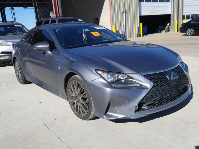 JTHHE5BC4F5000229 - 2015 LEXUS RC 350 GRAY photo 1