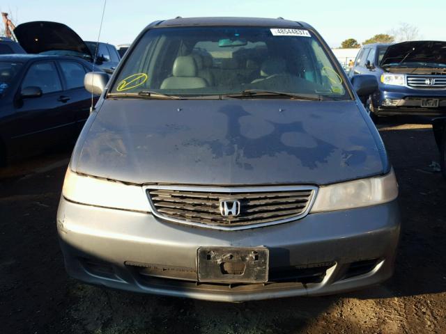 2HKRL18781H505648 - 2001 HONDA ODYSSEY EX GRAY photo 9