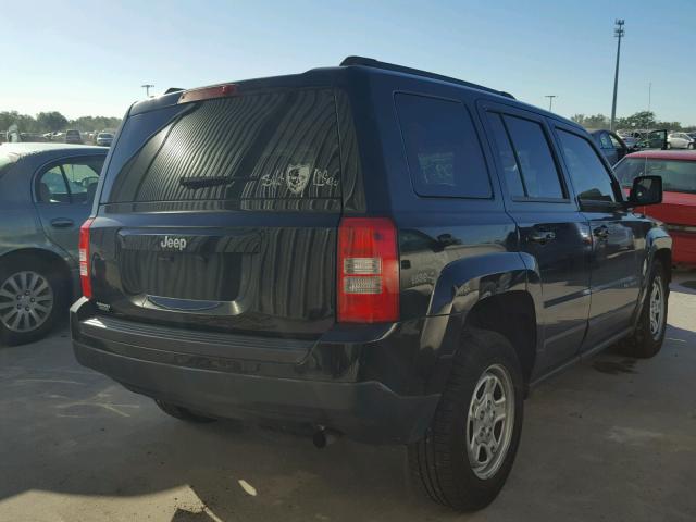 1C4NJPBB2FD118191 - 2015 JEEP PATRIOT SP BLACK photo 4