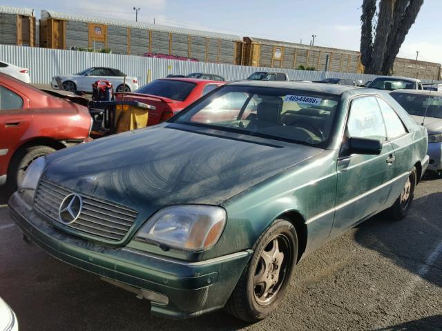 WDBGA76G2VA364641 - 1997 MERCEDES-BENZ S 600 GREEN photo 2