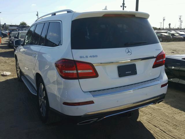 4JGDF6EE5HA992306 - 2017 MERCEDES-BENZ GLS 450 4M WHITE photo 3