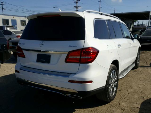 4JGDF6EE5HA992306 - 2017 MERCEDES-BENZ GLS 450 4M WHITE photo 4