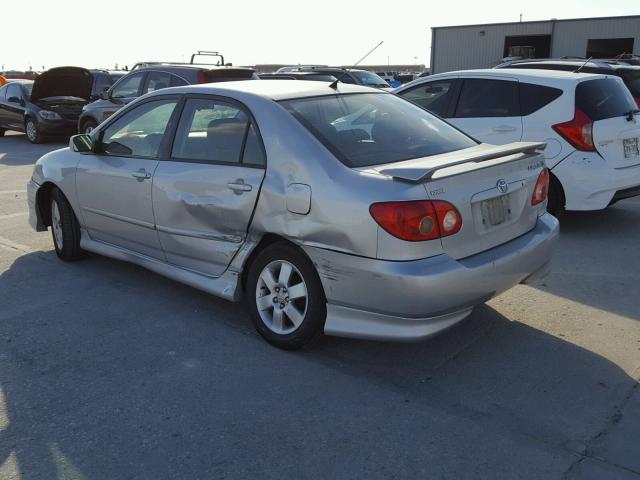 2T1BR32E56C575900 - 2006 TOYOTA COROLLA CE SILVER photo 3