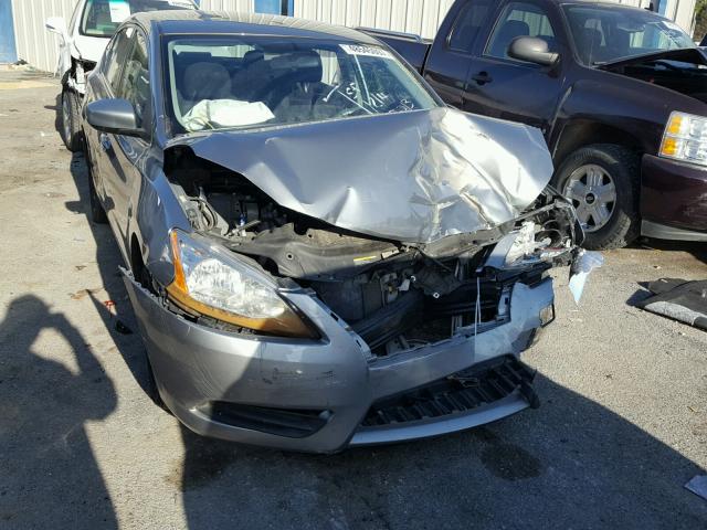 3N1AB7AP4DL715913 - 2013 NISSAN SENTRA GRAY photo 9