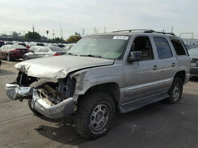 1GKEK13T0YJ211687 - 2000 GMC YUKON BEIGE photo 2