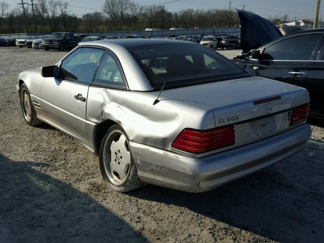 WDBFA67F1VF144499 - 1997 MERCEDES-BENZ SL 500 SILVER photo 3