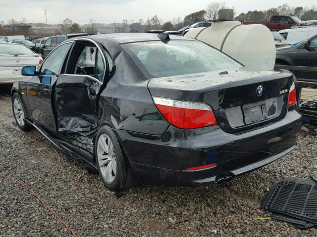 WBANU53599C123450 - 2009 BMW 528 I BLACK photo 3