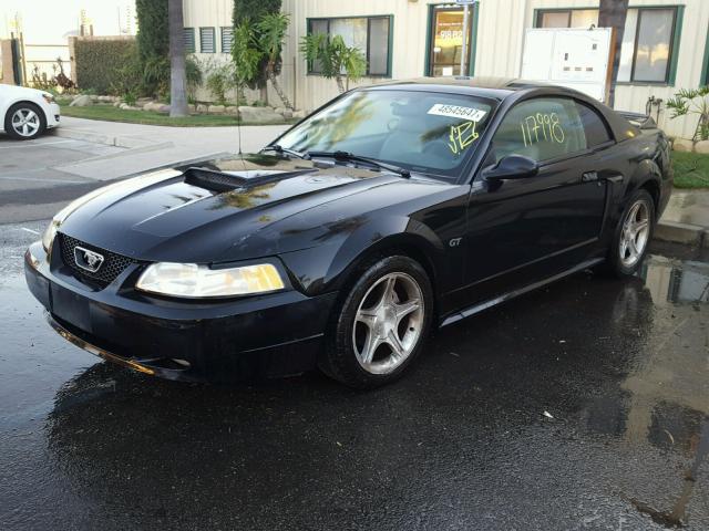 1FAFP42X9YF208142 - 2000 FORD MUSTANG GT BLACK photo 2