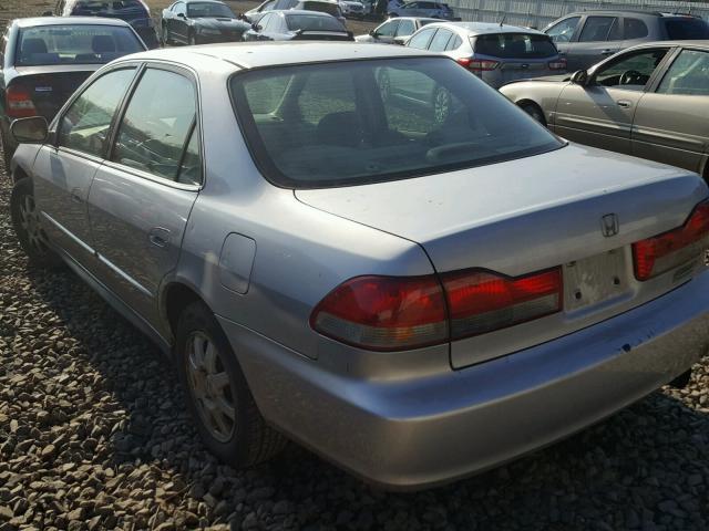 1HGCG66862A024147 - 2002 HONDA ACCORD EX SILVER photo 3