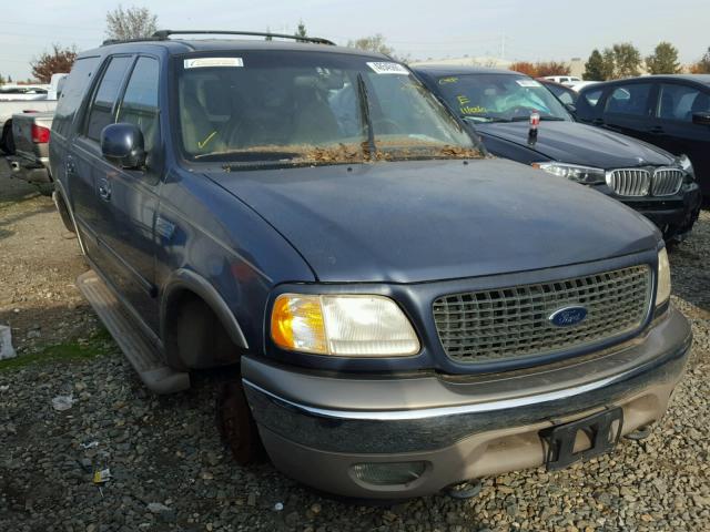 1FMPU18L7YLA95847 - 2000 FORD EXPEDITION BLUE photo 1