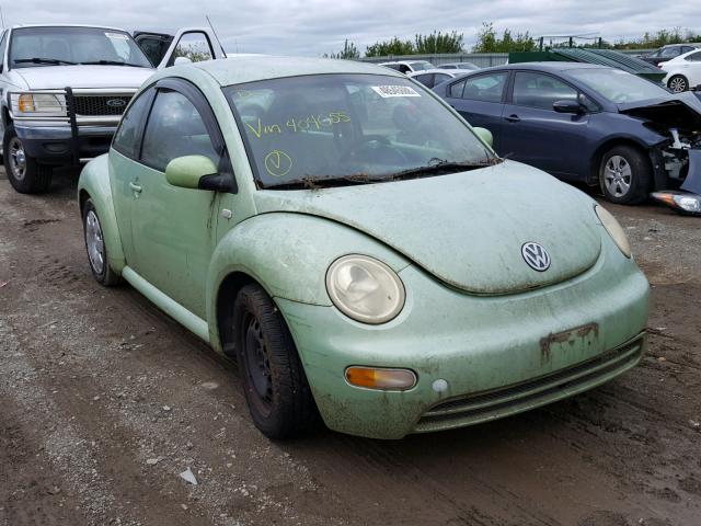 3VWBB21CX2M404055 - 2002 VOLKSWAGEN NEW BEETLE GREEN photo 1