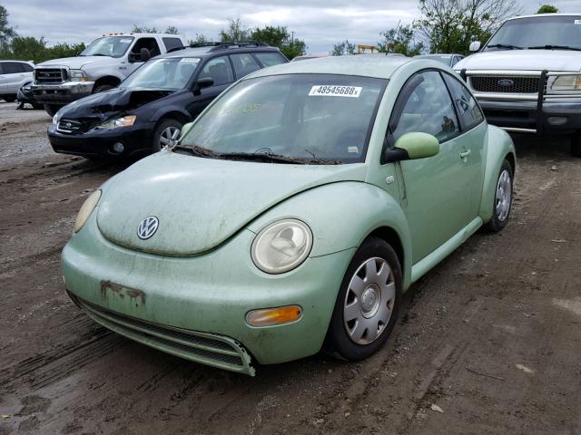 3VWBB21CX2M404055 - 2002 VOLKSWAGEN NEW BEETLE Yaşıl foto 2