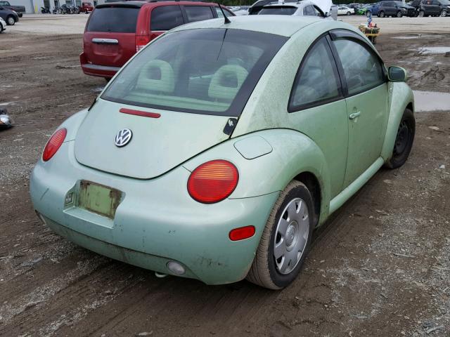 3VWBB21CX2M404055 - 2002 VOLKSWAGEN NEW BEETLE Yaşıl foto 4