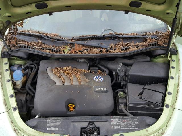 3VWBB21CX2M404055 - 2002 VOLKSWAGEN NEW BEETLE Yaşıl foto 7