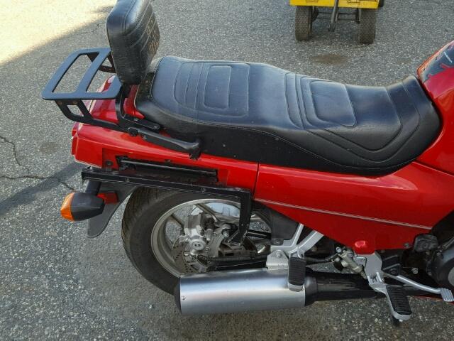 JKAZGCA16LB505832 - 1990 KAWASAKI ZG1000 RED photo 6