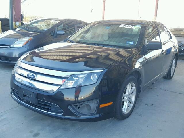 3FAHP0GA9BR233879 - 2011 FORD FUSION S BLACK photo 2