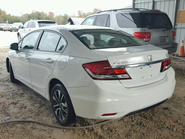 19XFB2F82DE235574 - 2013 HONDA CIVIC EX WHITE photo 3