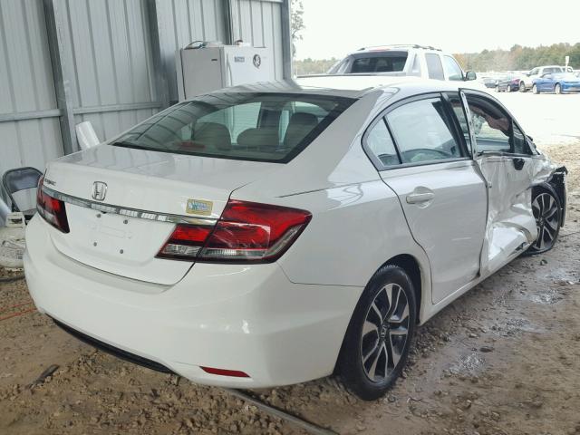 19XFB2F82DE235574 - 2013 HONDA CIVIC EX თეთრი ფოტო 4