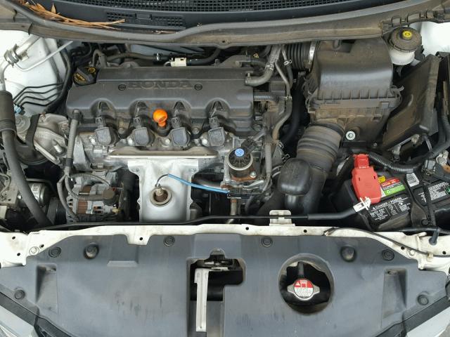 19XFB2F82DE235574 - 2013 HONDA CIVIC EX თეთრი ფოტო 7