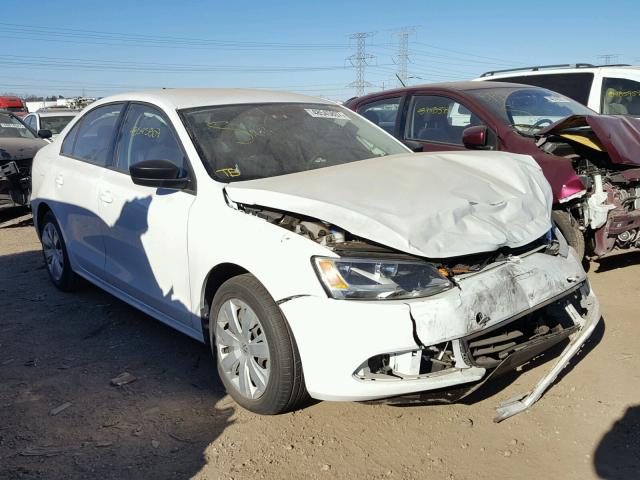 3VWLL7AJ4EM270032 - 2014 VOLKSWAGEN JETTA TDI WHITE photo 1