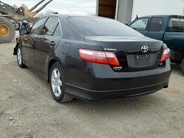 4T1BE46K69U360787 - 2009 TOYOTA CAMRY BASE BLACK photo 3