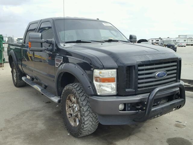 1FTSW21R78ED71297 - 2008 FORD F250 SUPER BLACK photo 1