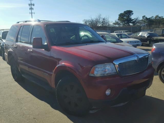 5LMEU78H63ZJ20908 - 2003 LINCOLN AVIATOR RED photo 1