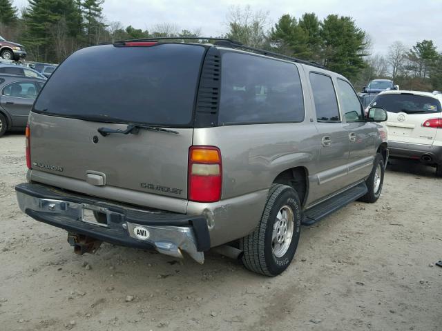 3GNEC16T11G102285 - 2001 CHEVROLET SUBURBAN C BEIGE photo 4