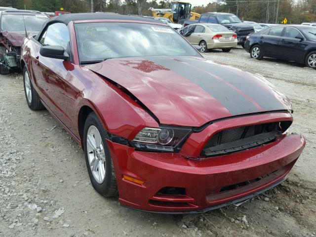 1ZVBP8EM6E5213024 - 2014 FORD MUSTANG BURGUNDY photo 1